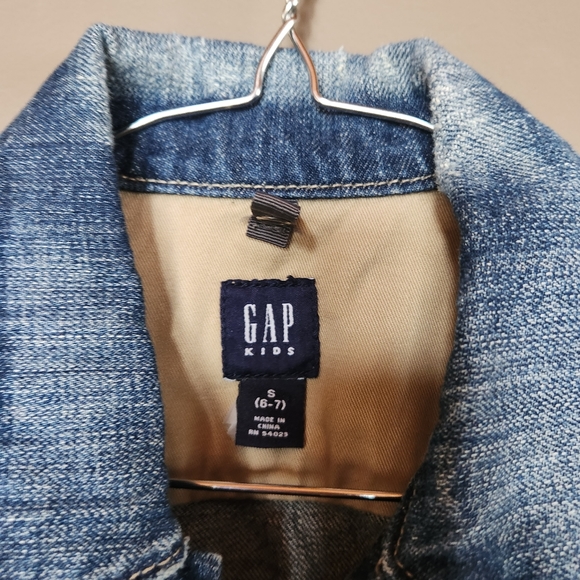 GAP Kids Denim Jean "Trucker" Jacket  Small 6-7 - Picture 4 of 8